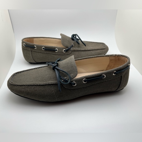 NEW* Alton Lane Custom Made Linen  Loafers Moccasins Slip-ons Size 42 US 8.5/9 - Picture 4 of 8